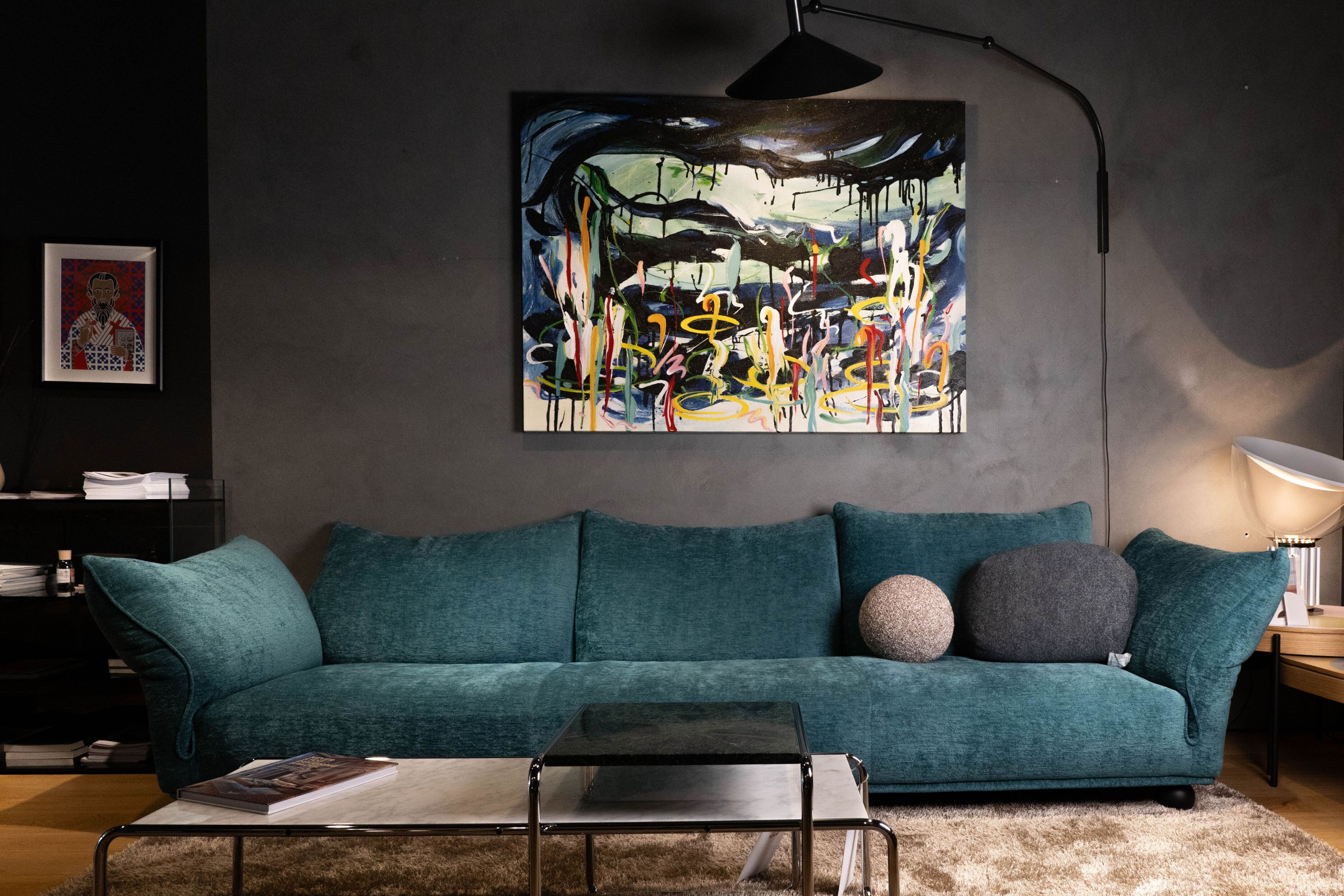 3-местный тканевый диван In Stock Edra ARCH-00112607 - Вид №1