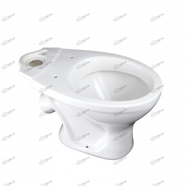 1015154 Приставной унитаз напольный Белый Лобненский Стройфарфор  Россия 