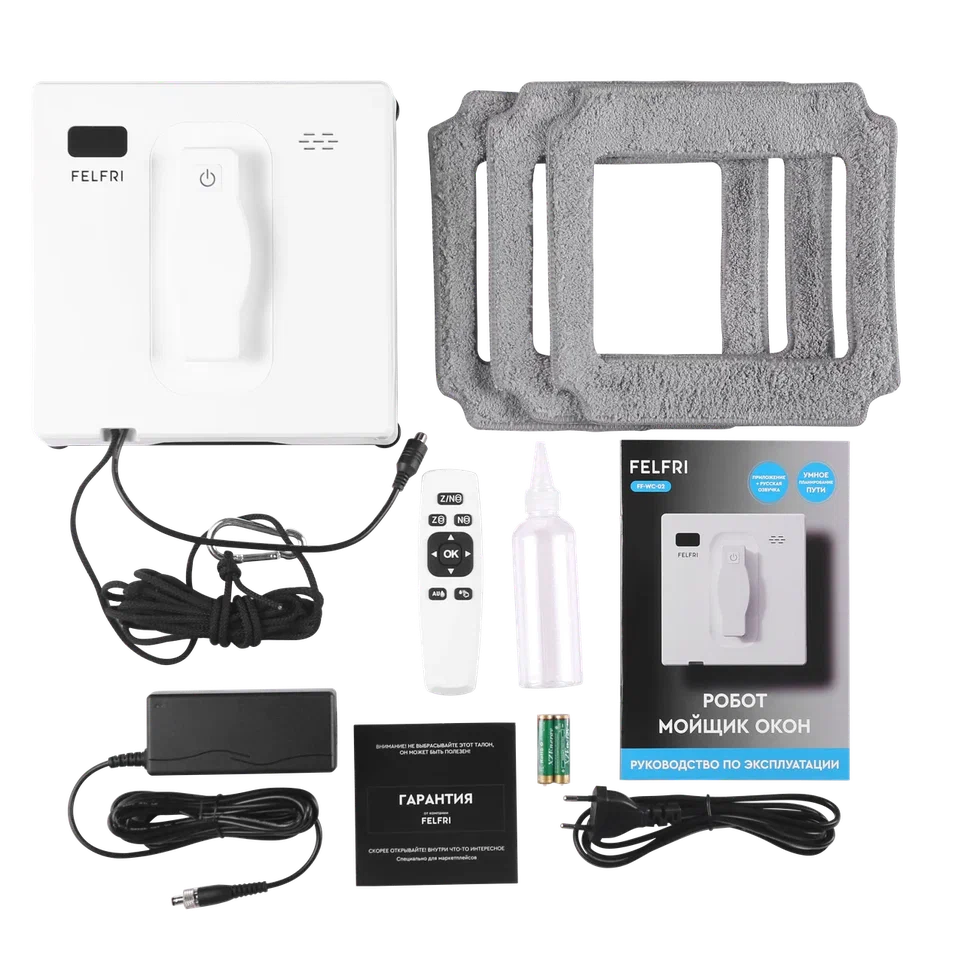 9209756 Робот-мойщик окон FELFRI FF-WC-02 белый STDN-0096026 - Вид №15