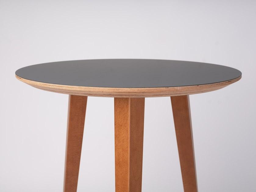 ONDARRETA Круглый высокий стол из бука Bob sun-id-1429797 - Вид №3