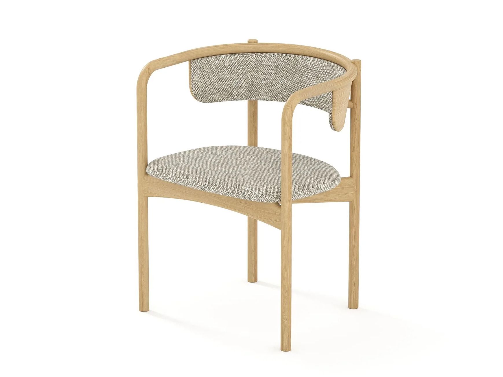 Стул из массива дерева с подлокотниками Air Division Kanso ARCH-00138571