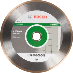 Диск алмазный по керамограниту Bosch Standard for Ceramic 2608602539 сплошной 250x30/25.4x1.6 мм