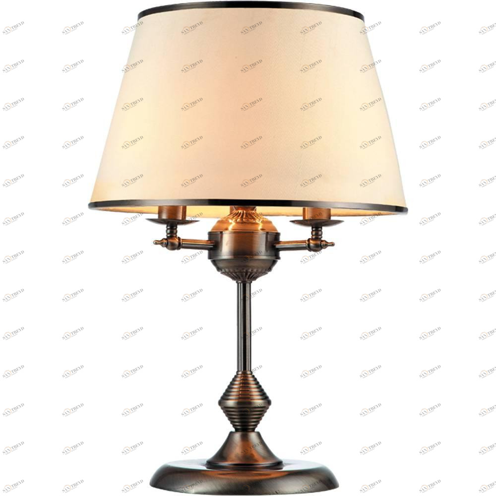 Настольная лампа Arte Lamp Alice A3579LT-3AB ARTE LAMP КЛАССИЧЕСКИЕ 080106 Белый;бронза 