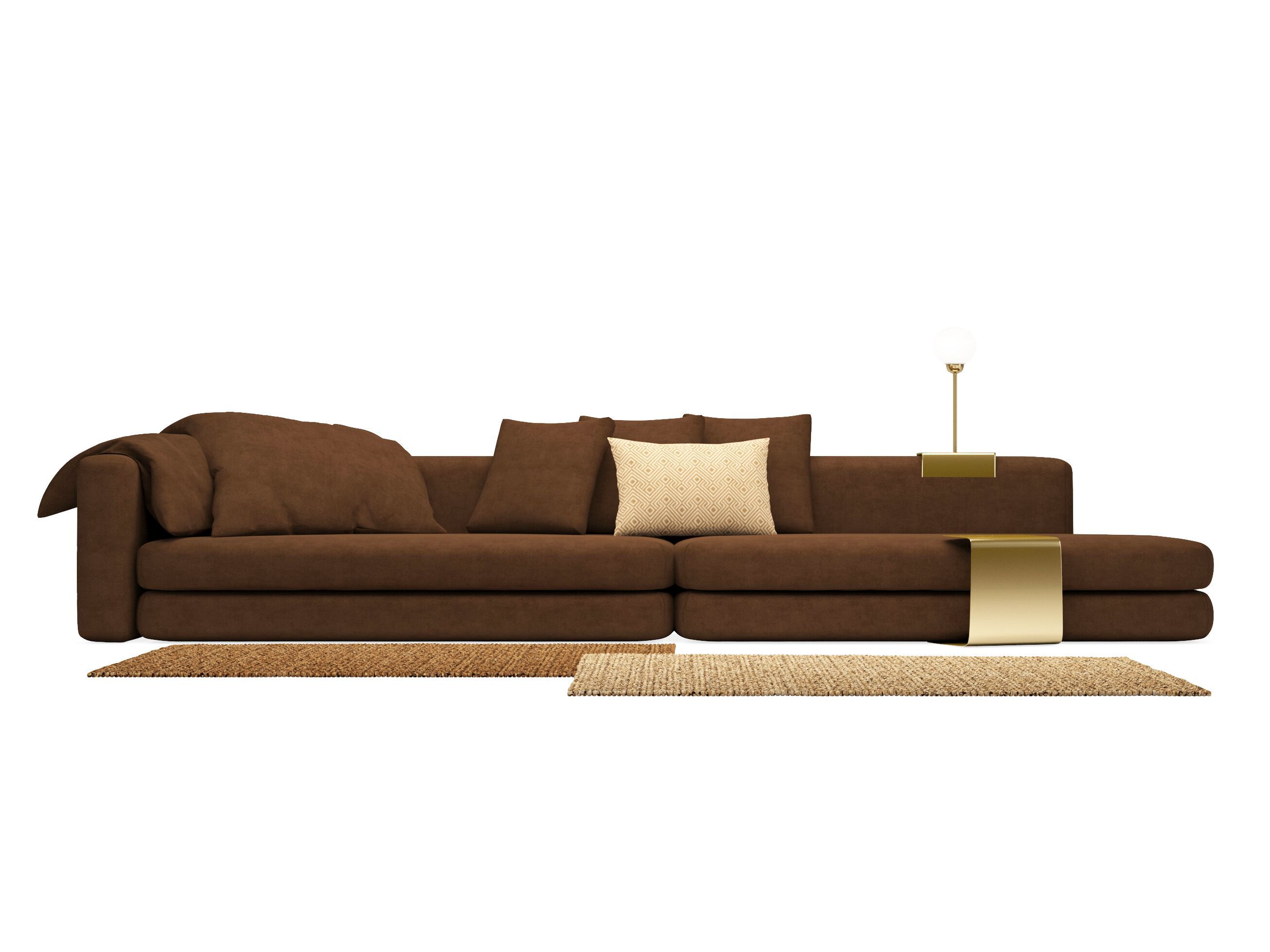 Ткань диван HANNABI MODEL NO.28 LONG ARCH-00126294