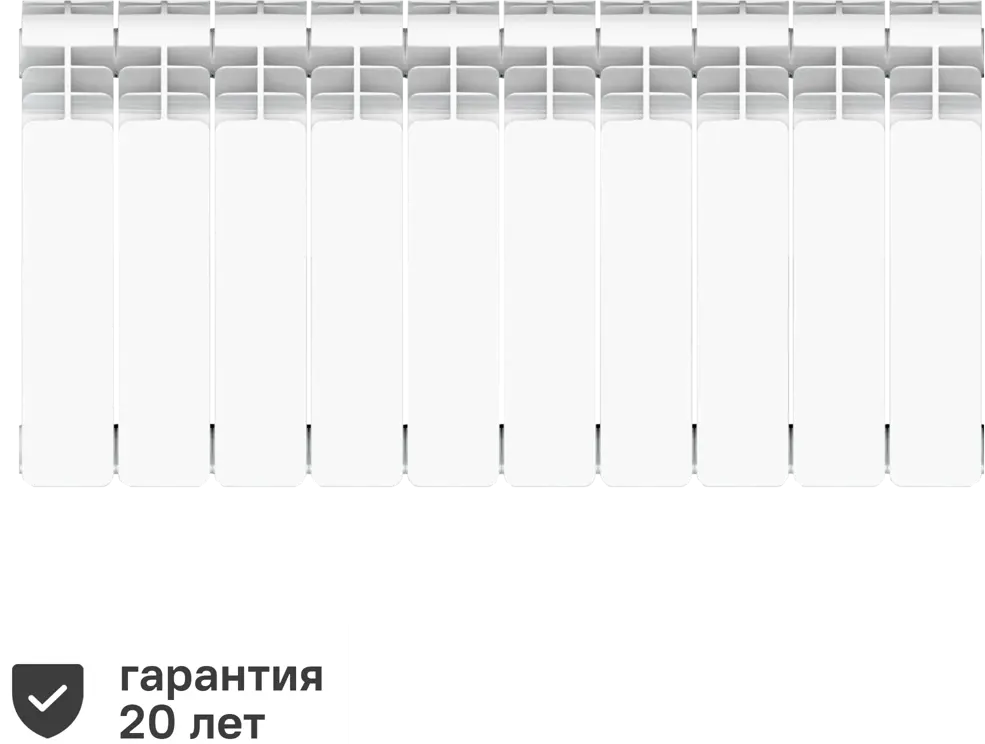 Радиатор Equation Aluminium 10 секций для эффективного отопления дома 18360661