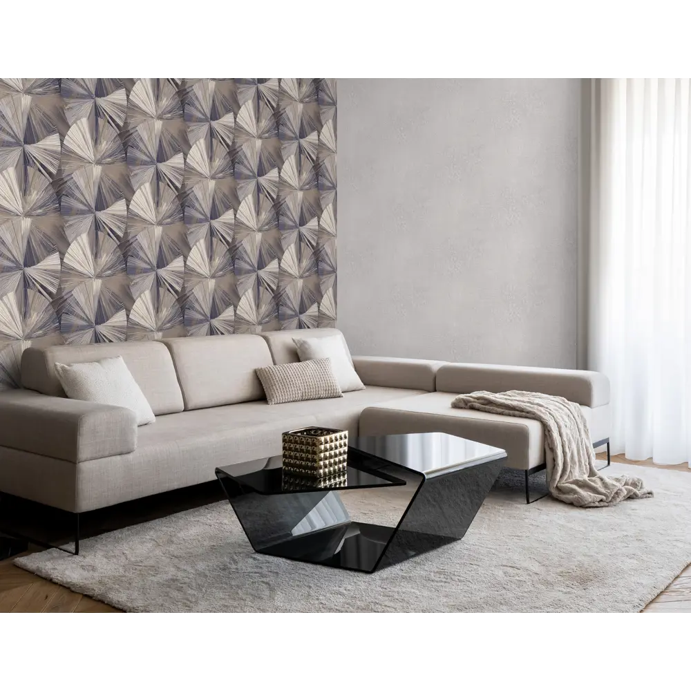 Victoria Stenova Chance - флизелиновые обои с абстрактным узором в коричневых тонах 89400056 STLM-1566662 - Вид №5