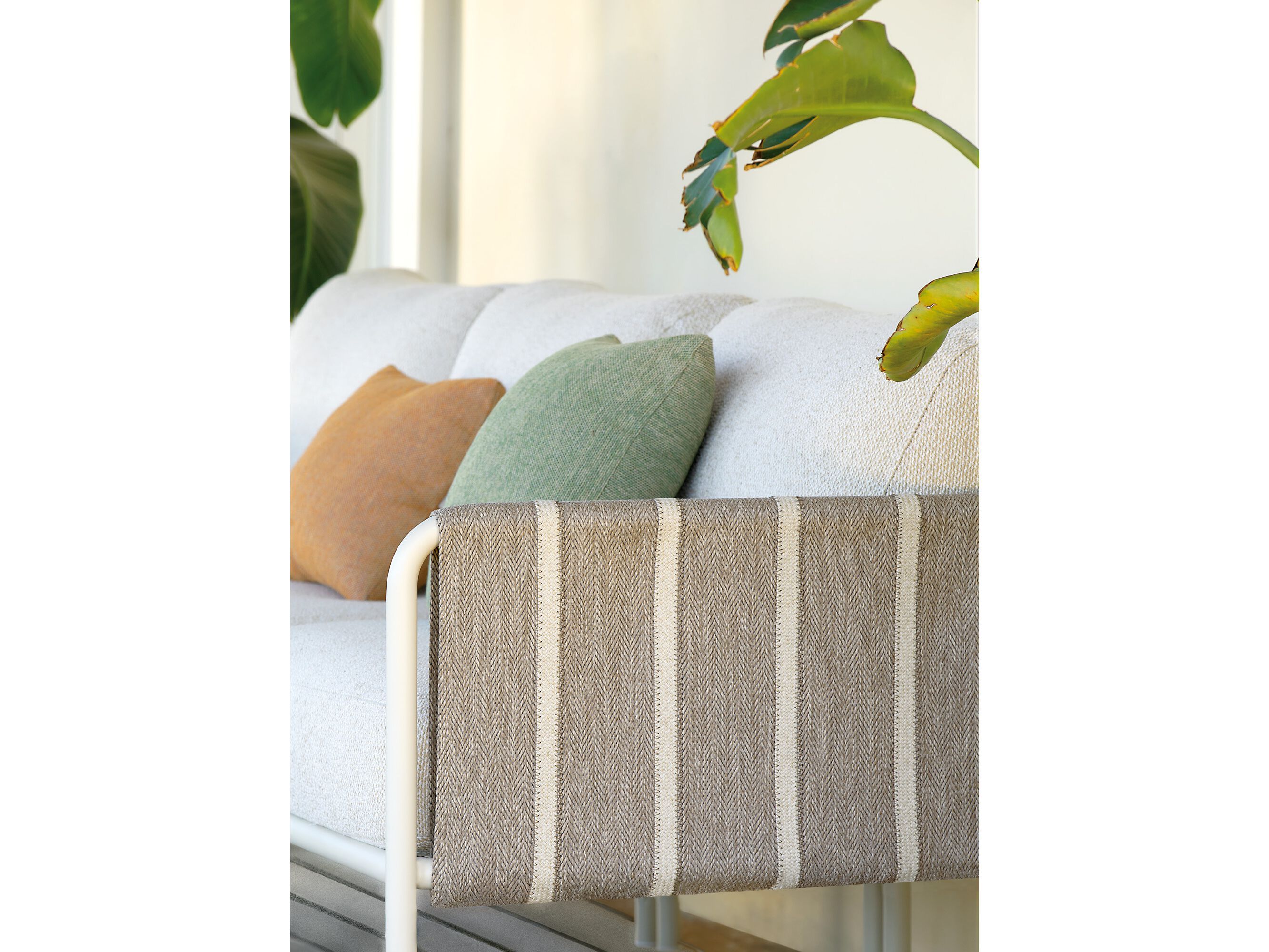 3-местный тканевый садовый диван Vermobil Hamptons ARCH-00079294 - Вид №1