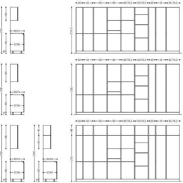 Elmar Линейная кухня со встроенными ручками Easy sun-id-1451502 - Вид №5