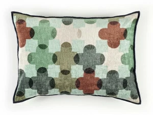 Élitis Подушка из бархата с рисунком