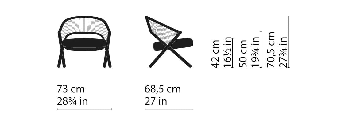 Веревочное кресло с подлокотниками Very Wood сестры ARCH-00141629 - Вид №7