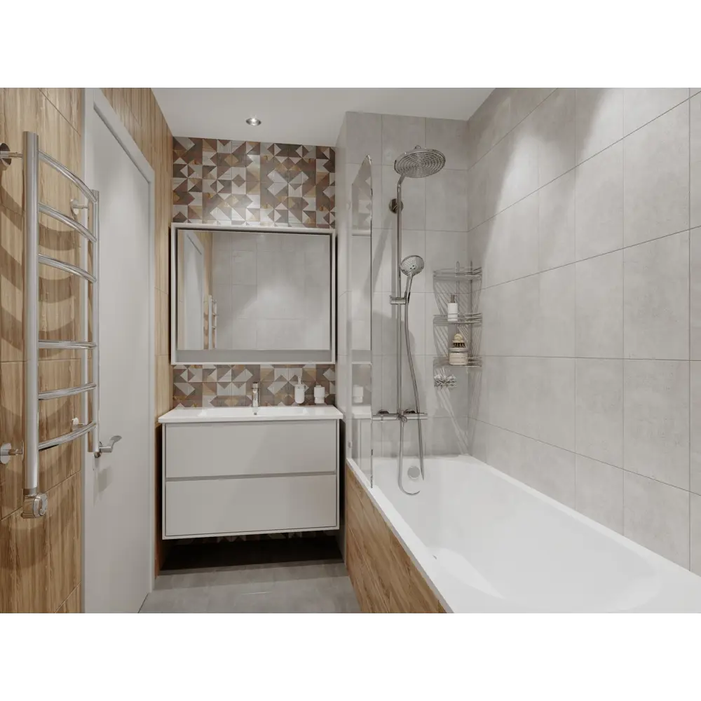 Декор Wood «Калейдо» 35x25 см, 2 шт BELANI STLM-2184860 - Вид №6