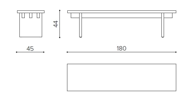 Скамейка из шпона True Design Essence ARCH-00117946 - Вид №4
