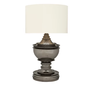 Настольная лампа Silom от Eichholtz Дымчатый/Белый 106493 EICHHOLTZ ВАЗА 061834 Белый;прозрачный