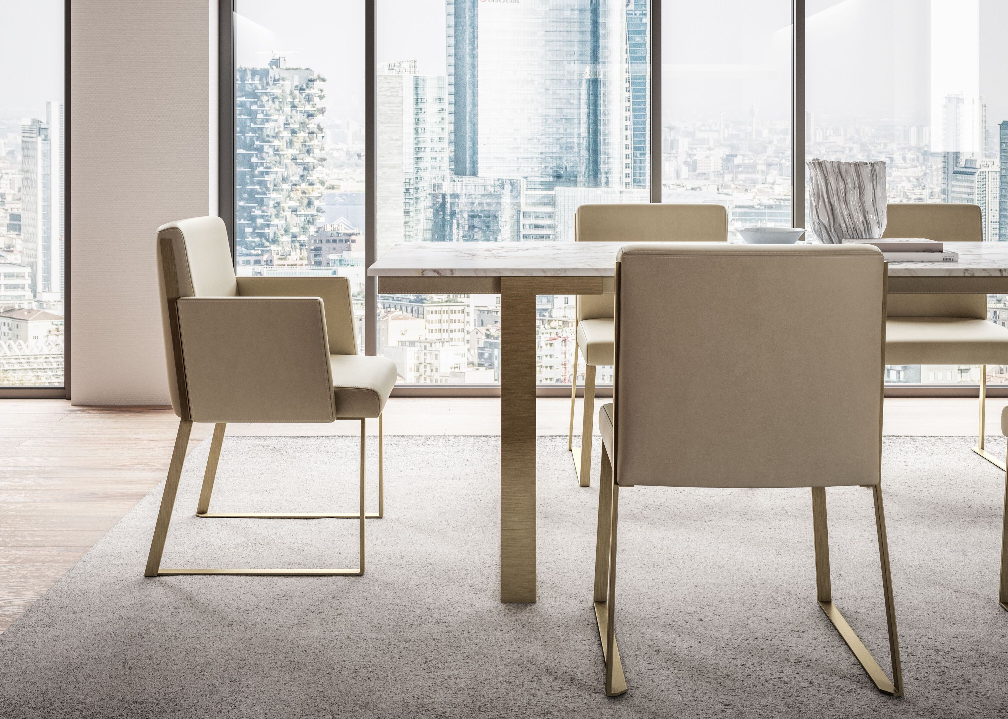 Кожаный стул с подлокотниками Casa Covre Palio ARCH-00120940 - Вид №5