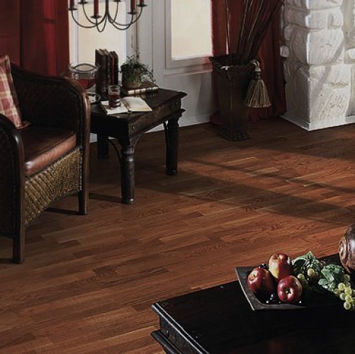 Паркетная доска Синтерос Sinteros золотой Дуб Натур (Гладкая) 2283х194 мм 3200200007 - Вид №1