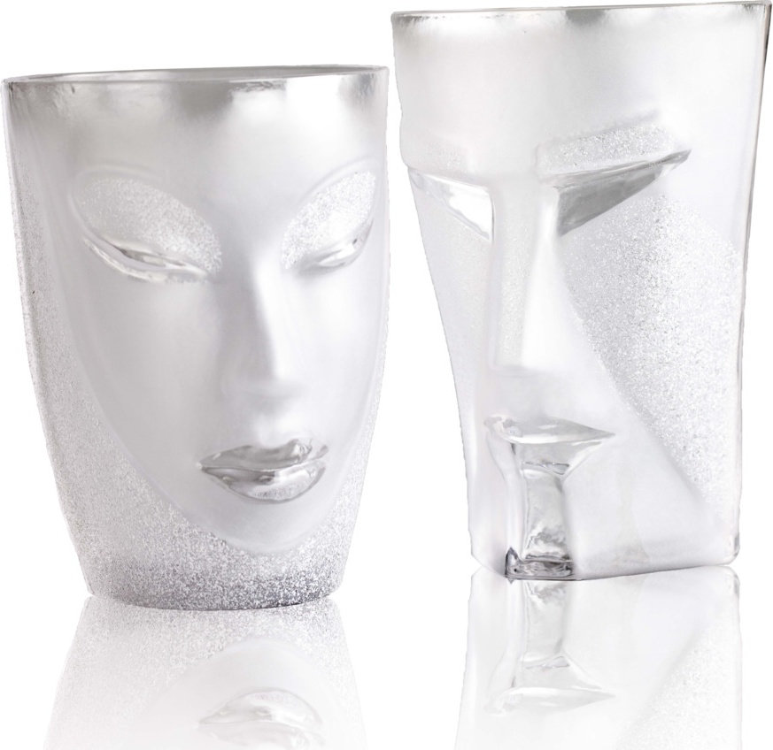 10663732 MALERAS Набор стаканов из прозрачного хрусталя "Кубик и Электра", Объём 400 мл./500 мл., Высота – 125 мм./11 