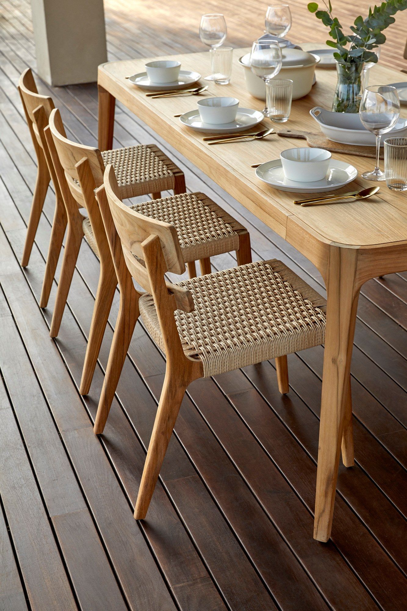 Стул для сада из тикового дерева POINT Paralel ARCH-00045370 - Вид №2