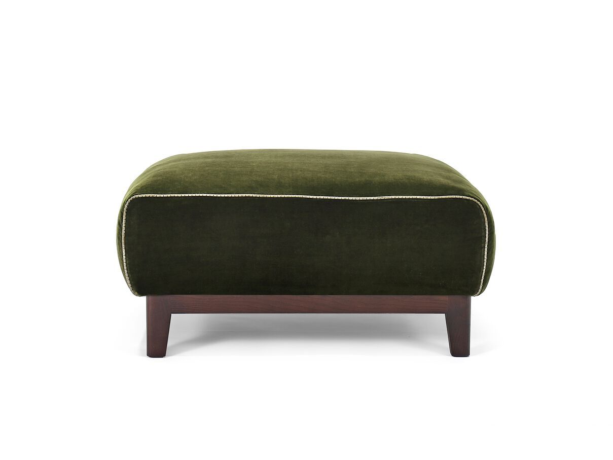 Квадратный бархатный пуф Borzalino ARCH-00086934