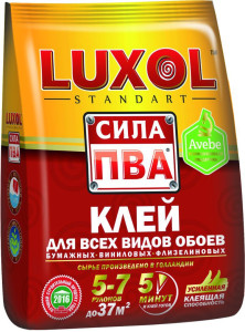 90567050 Клей для обоев универсальный Пва Standart 37 м² STLM-0286283 LUXOL
