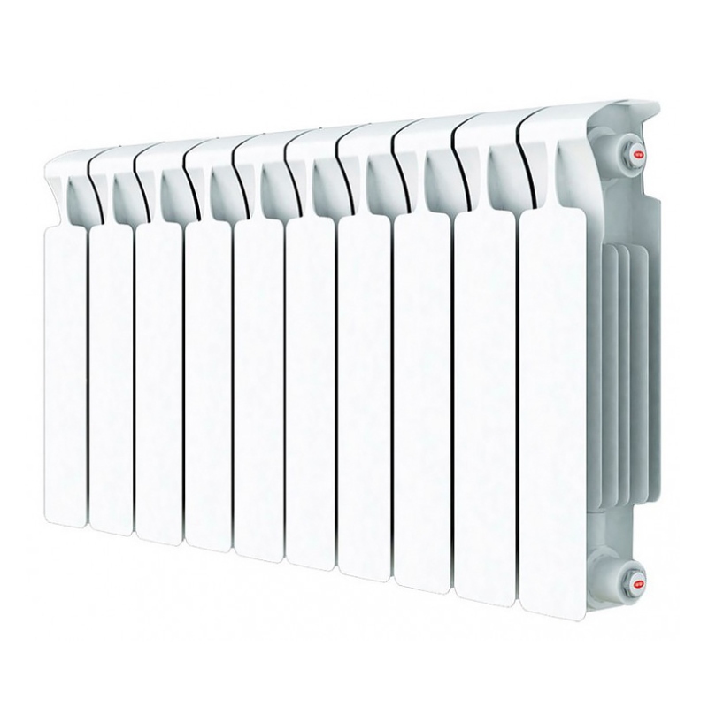 Радиатор биметаллический Rifar Monolit 500/100 12 секций нижнее правое подключение RM50012НП50 - Вид №2