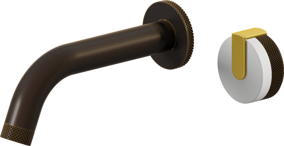 E-11535-R1WT-L1BB-OB Настенный прогрессивный смеситель скрытого монтажа для раковины GRAFF MOD+