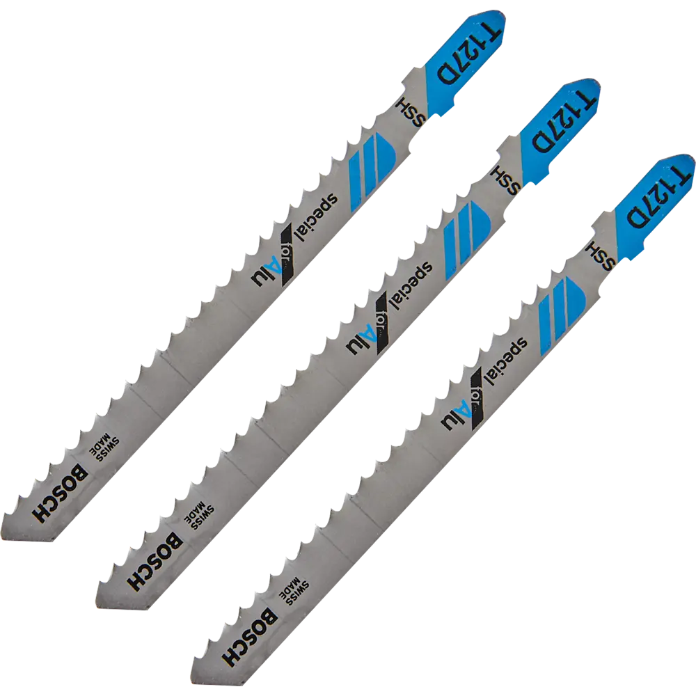 Пилка для электролобзика по металлу Bosch T127D чистый рез, 3 шт. 82582071 STLM-2101810 BOSCH PROFESSIONAL 