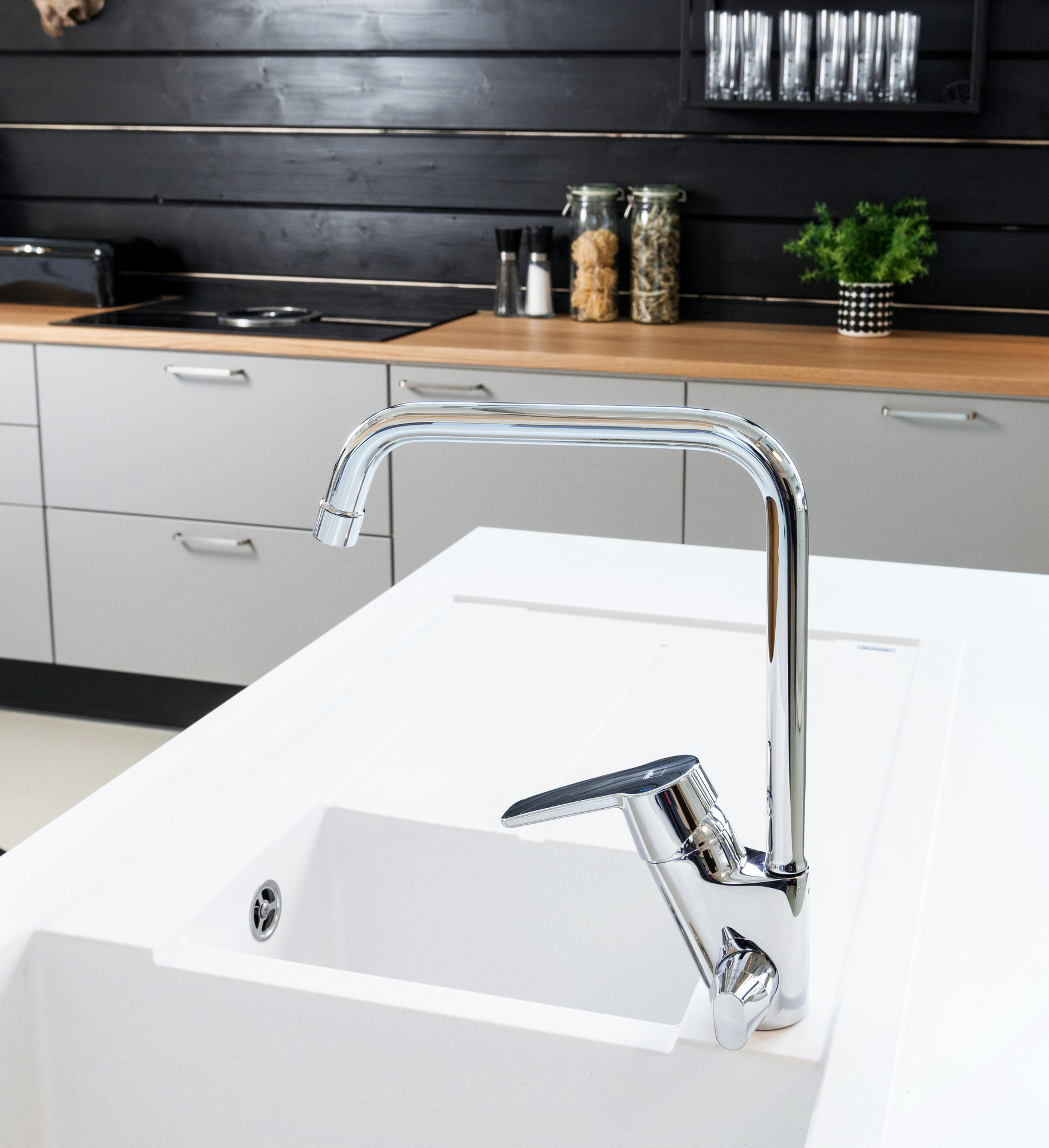 Oras 3934F Смеситель для кухни с клапаном 3934F Saga Хром  - Вид №1