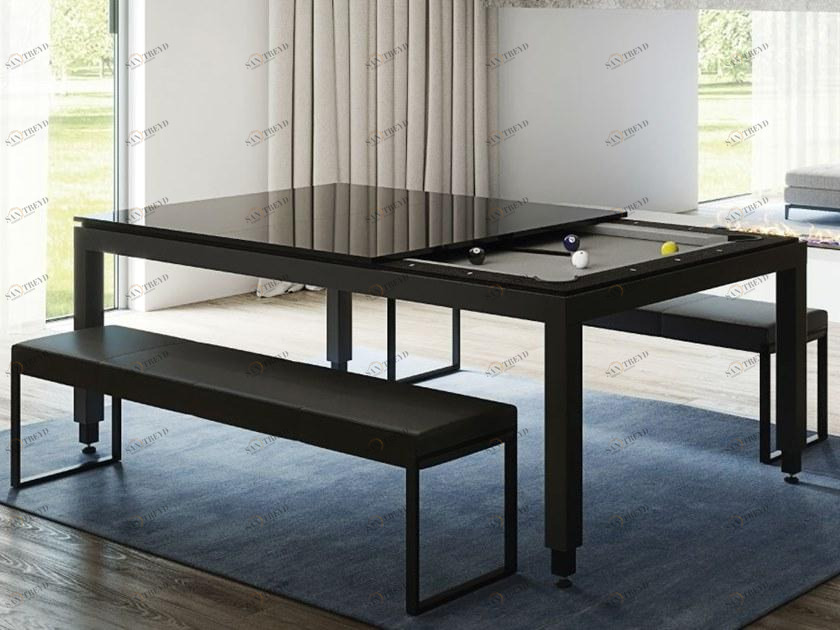 Fusiontables Saluc Стол / игровой стол из закаленного стекла Metal line sun-id-1410580