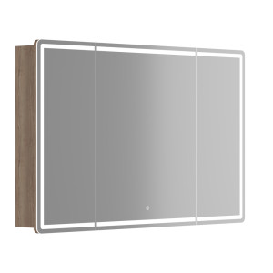 Зеркальный шкаф Mirror 1190x150х740 мм, с LED подсветкой MI120EG