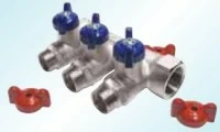 Коллектор ВН (нар рез)  (3/4G-3-1/2) кран шаровый