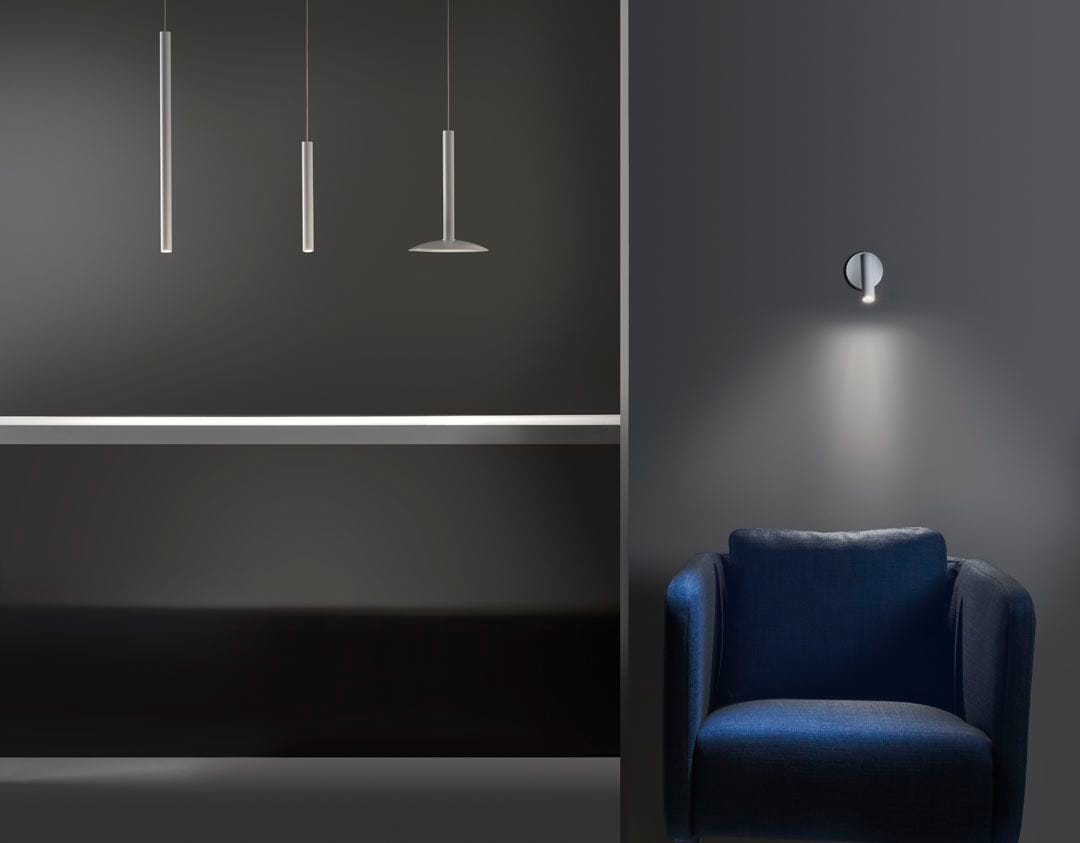 Алюминиевый регулируемый светодиодный настенный светильник с USB-разъемом LedsC4 Elamp ARCH-00028990 - Вид №1