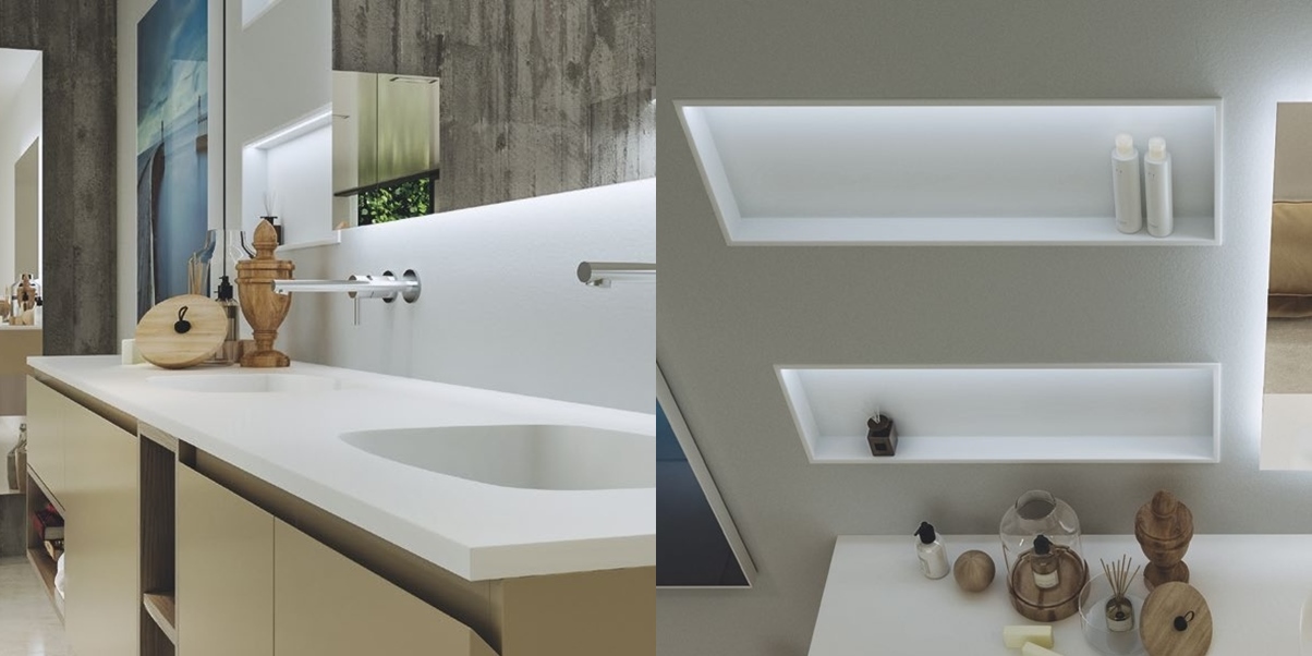 Moma Design Полка встраиваемая 1000х300 Container белая NCT10 - Вид №1