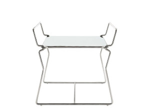 Стальной квадратный журнальный столик