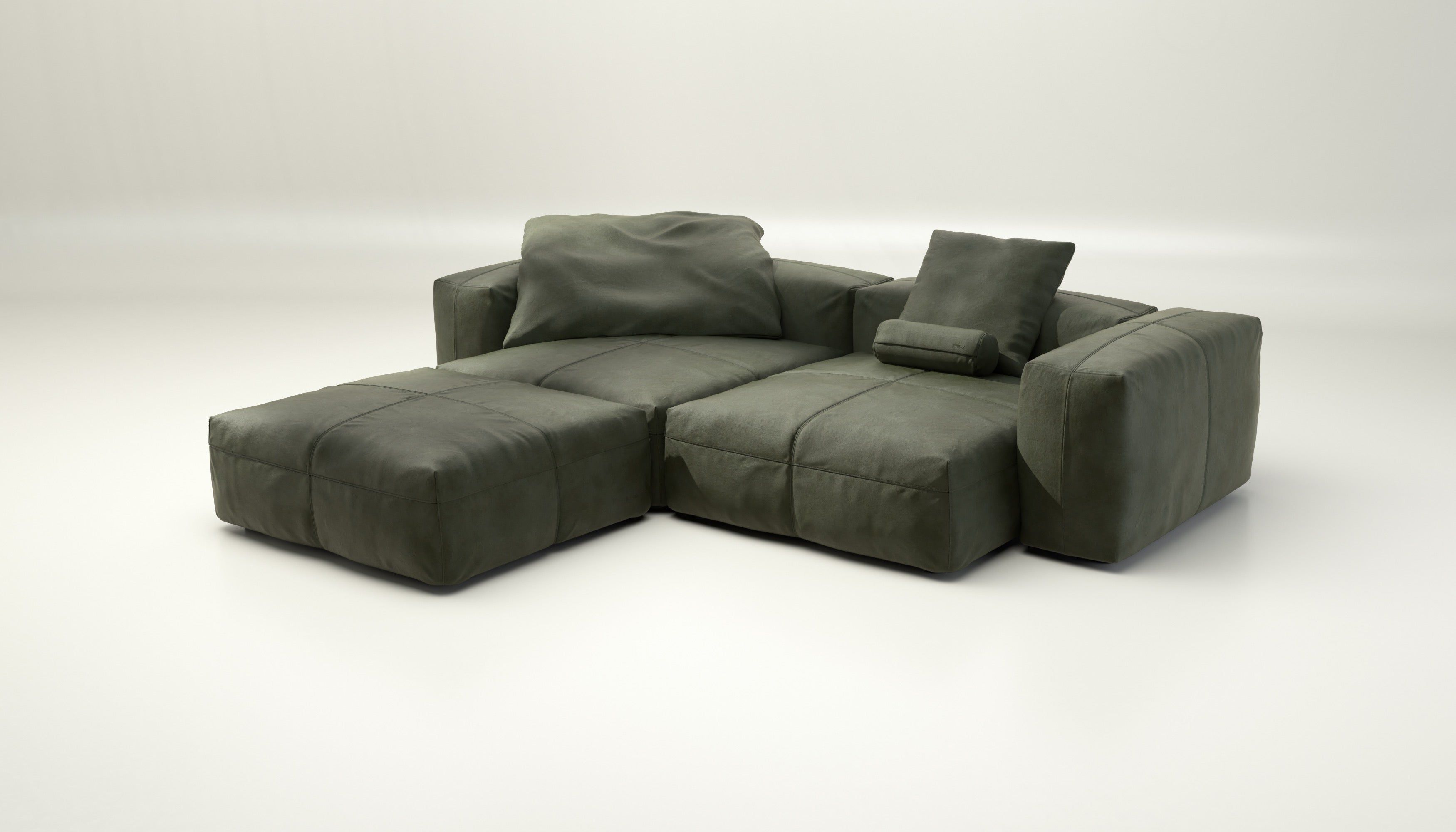 Кожаный модульный диван vetsak Leather ARCH-00039078 - Вид №7