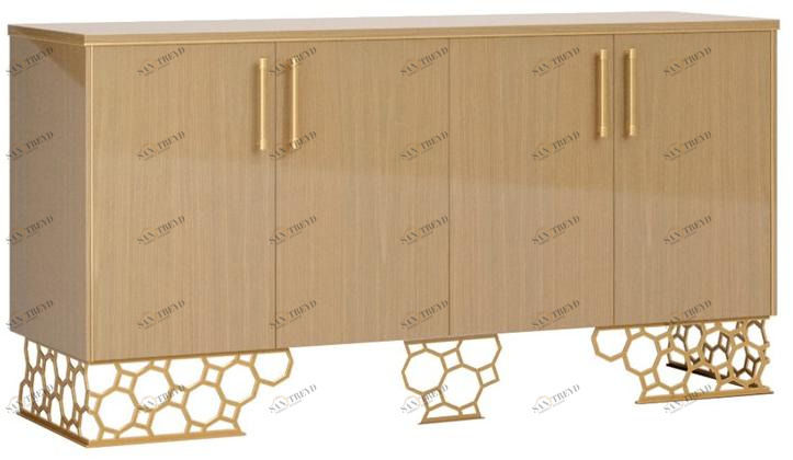 VOLPI Комод деревянный с распашными дверцами Luigi volpi Lv-13003