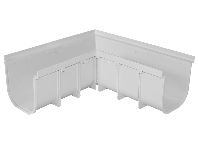 Левый угол ПВХ для канала 200 высокий First Corporation First Plast ARCH-00098299