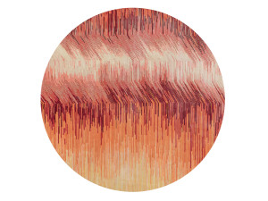 Круглый шелковый ковер