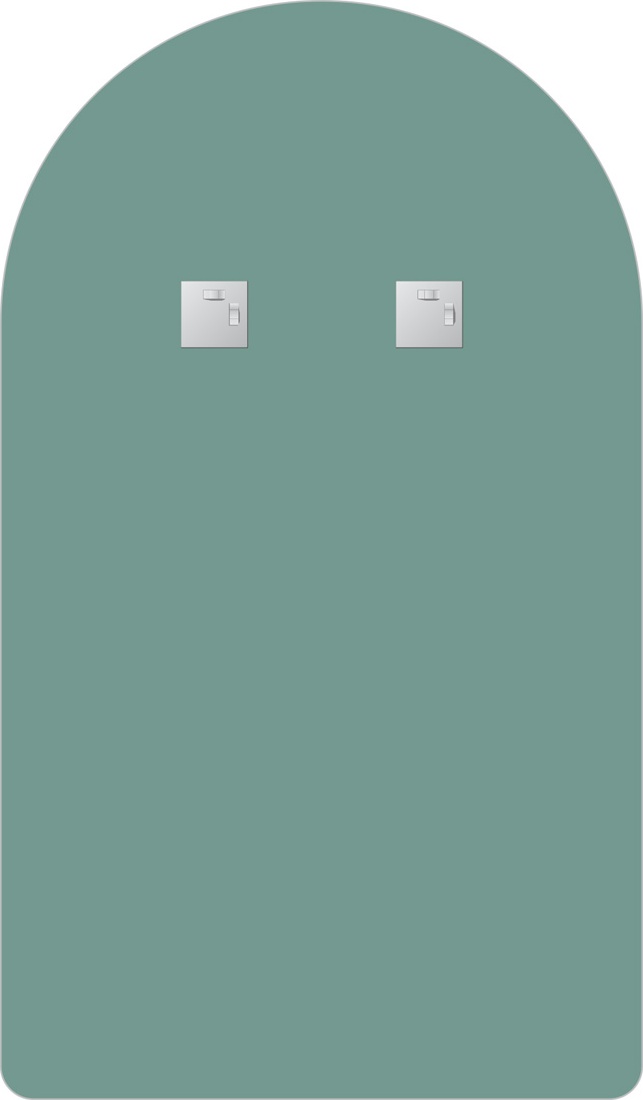 BY 0025 Зеркало со шлифованной кромкой EVOFORM Primary - Вид №2