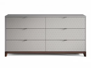 Комод для спальни с 6 ящиками серый "Гравировка 12" Case №3 THE IDEA ДИЗАЙНЕРСКИЕ 210202 Серый