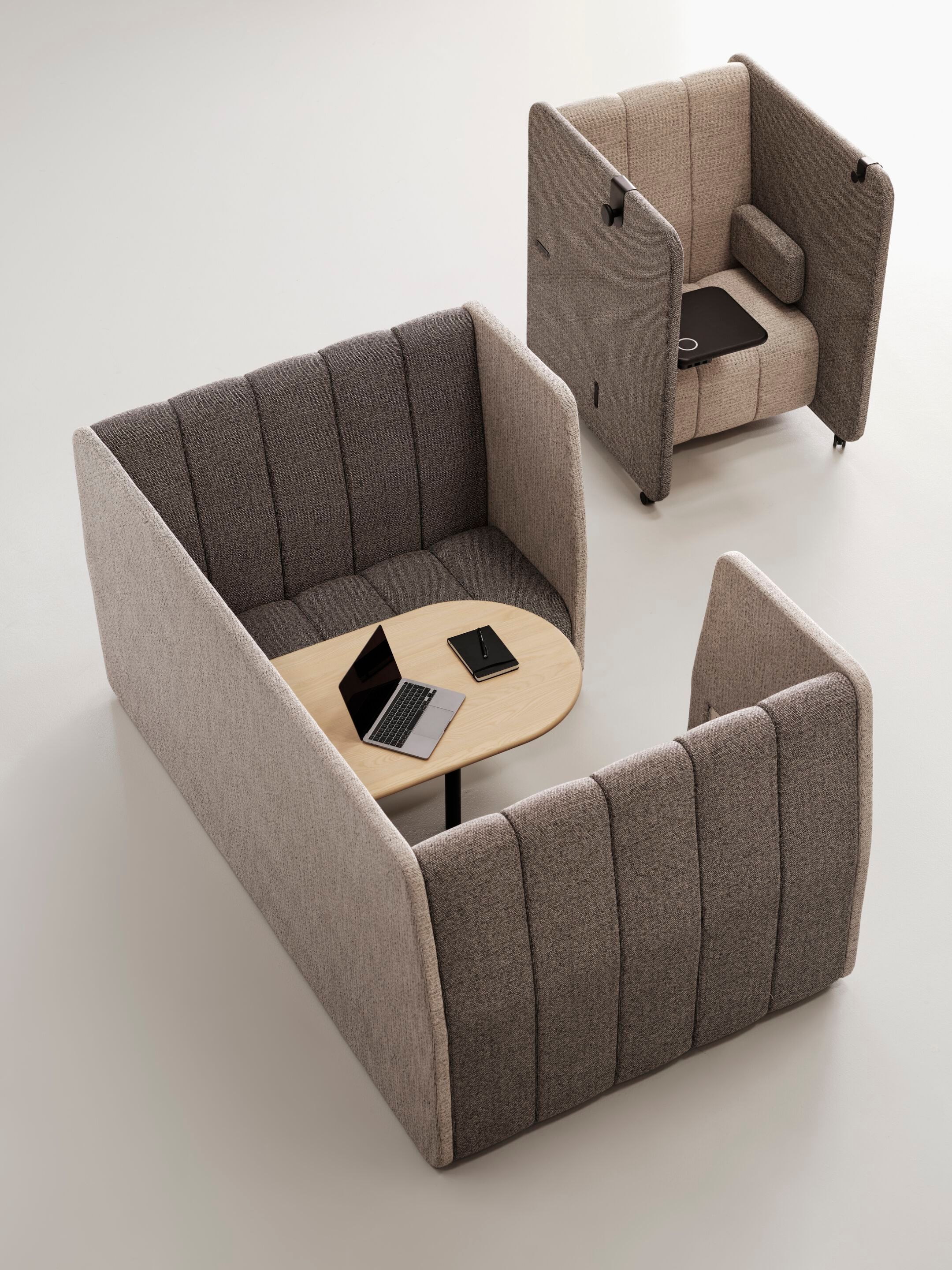 Ткань акустическое офисное кресло с журнальным столиком Bla Station Bob Job ARCH-00090031 - Вид №8