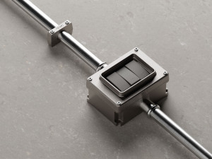 Коробка для электрической системы из натурального алюминия