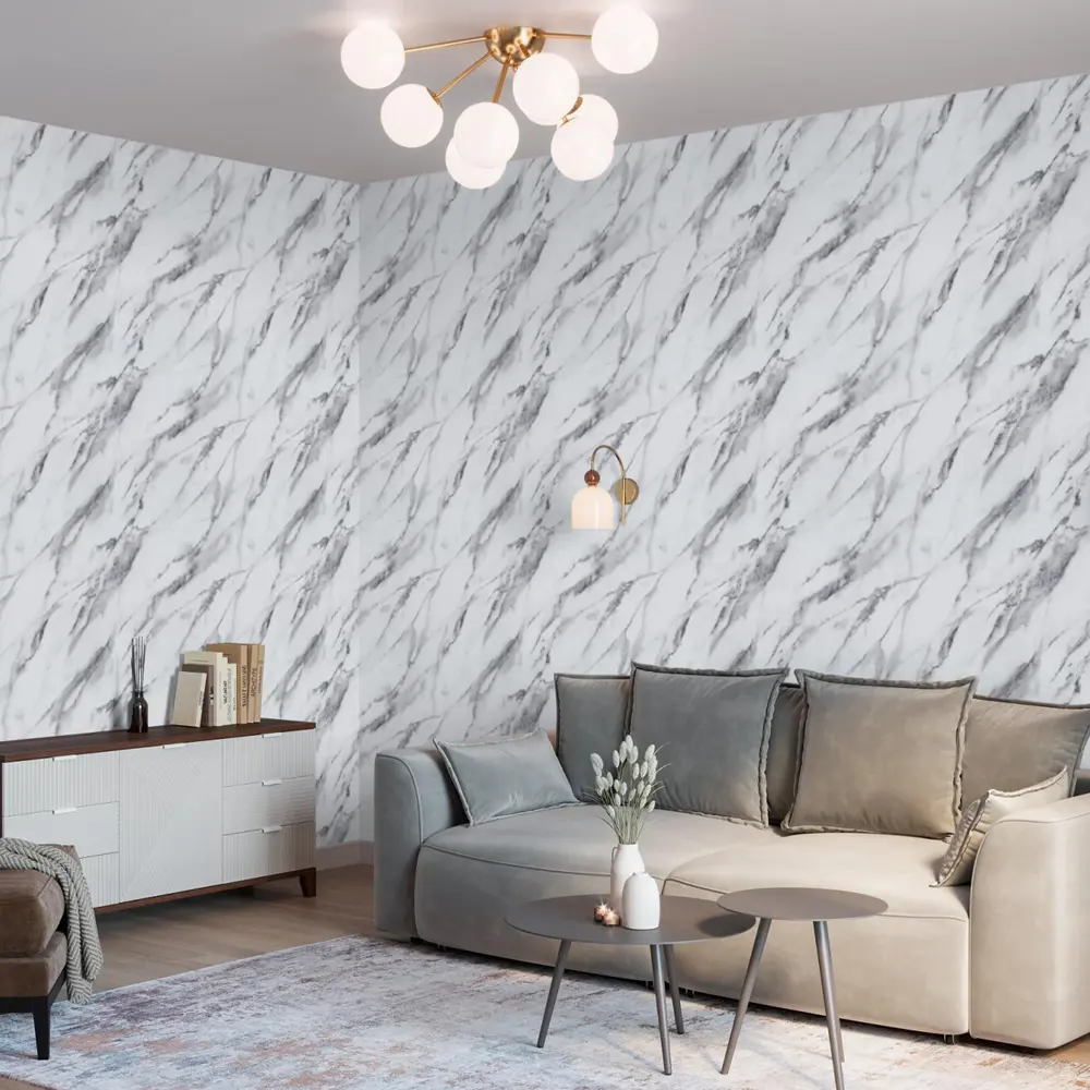 Флизелиновые обои Palitra Home Lovewall с абстрактным рисунком в серых тонах 89394515 STLM-1577900 - Вид №5