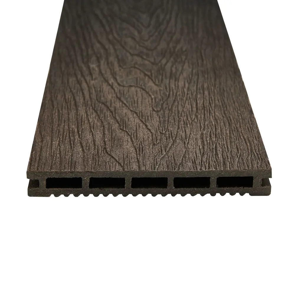 Террасная доска ДПК Прима Groentec цвет Венге 3000x150x18 мм Вельвет 0.45 м² STLM-2049878 - Вид №1