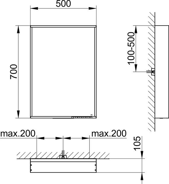 33097ZZ3500 Зеркало с подсветкой KEUCO Plan - Вид №8