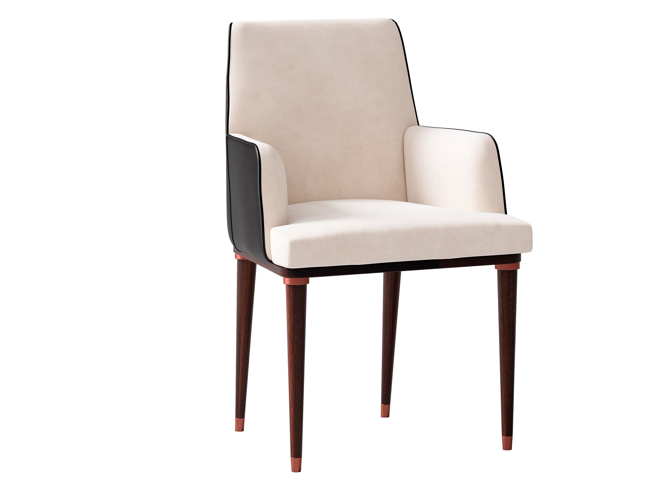 Кожаный стул с подлокотниками CPRN HOMOOD Шестое чувство ARCH-00096951