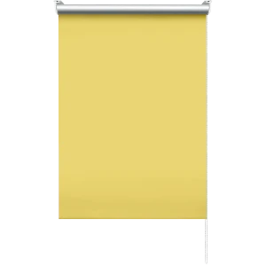 Штора рулонная блэкаут Эскар 60x160 см желтая Lime 5