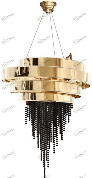 LUXXU Люстра из латуни с кристаллами swarovski® Guggenheim sun-id-1472463