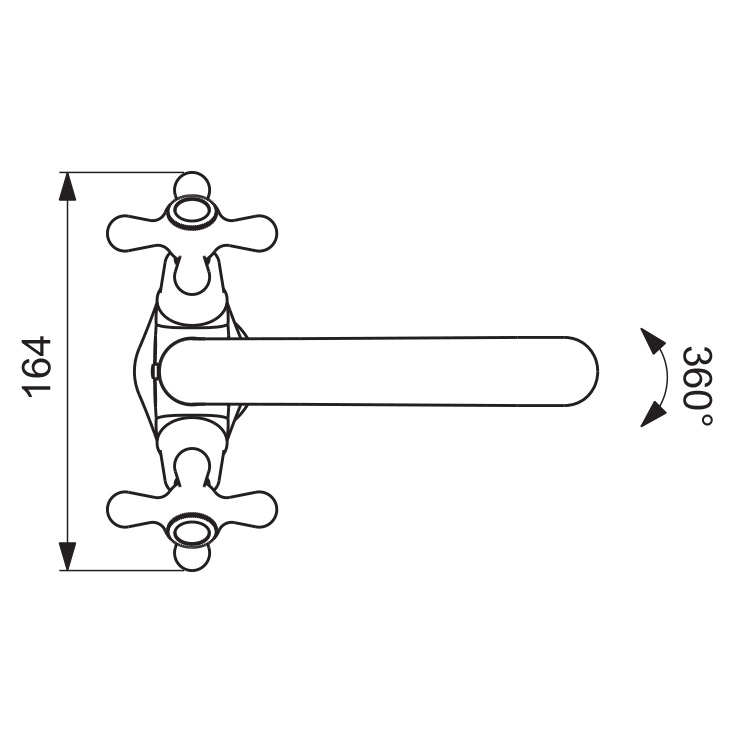 BA133AA Смеситель для кухни VIDIMA RETRO - Вид №2