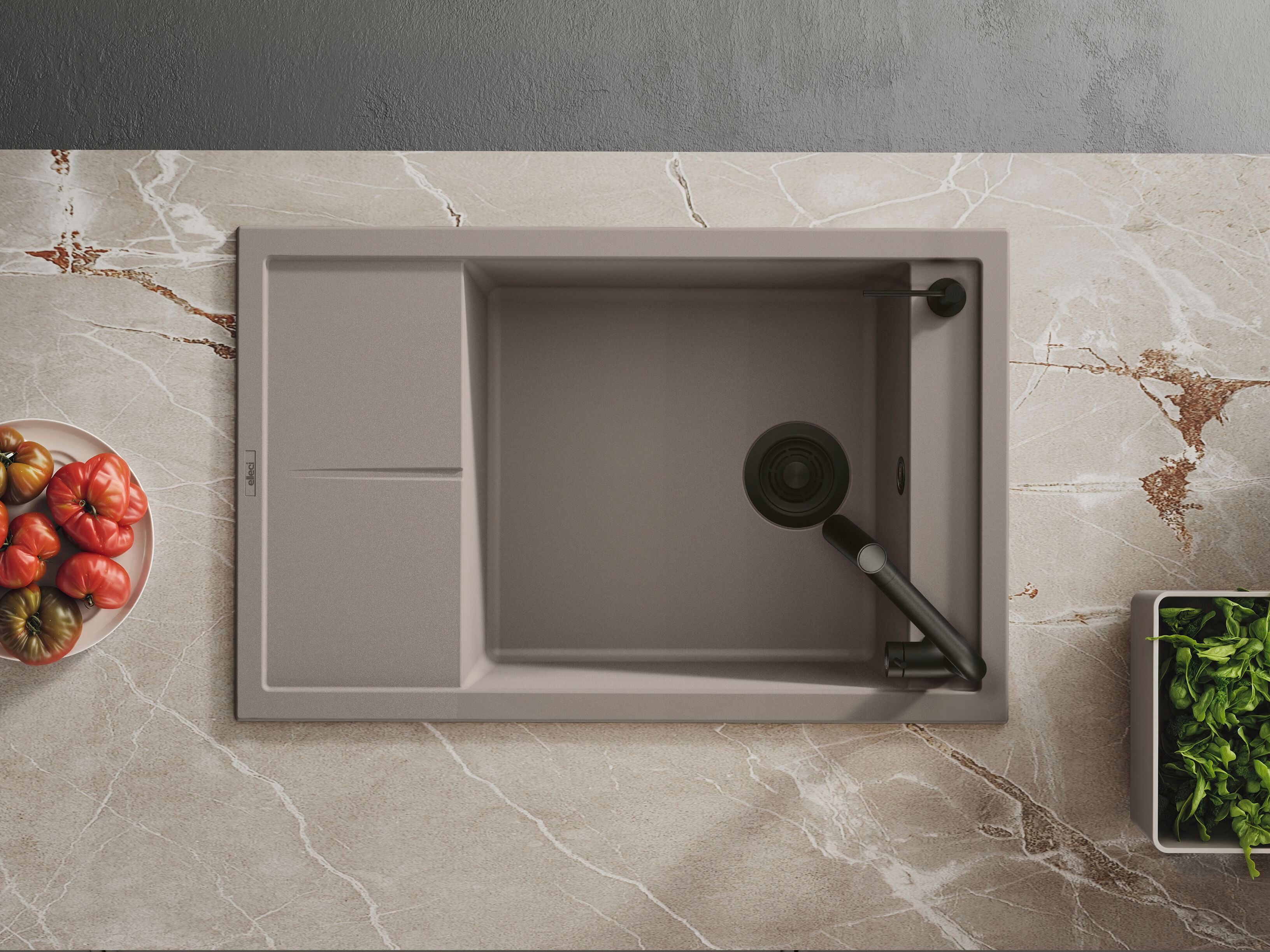 Раковина с одной чашей с капельницей Elleci Elleci Kitchen ARCH-00002033