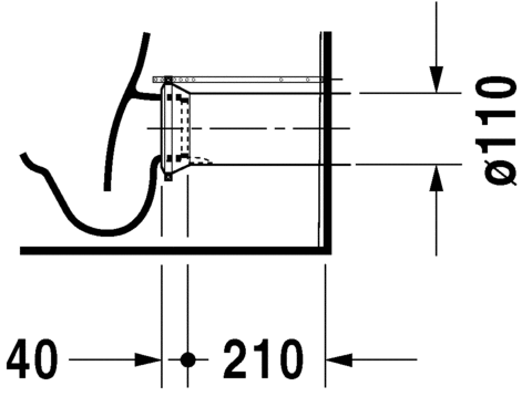 21420920002 Компакт унитаз с бачком Белый Duravit D-Code Германия - Вид №5
